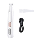 Dog Paw Trimmer with LED Light | Waterproof Pet Grooming Clipper