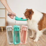 Portable 550ml Dog Water Bottle – Outdoor Pet Cup